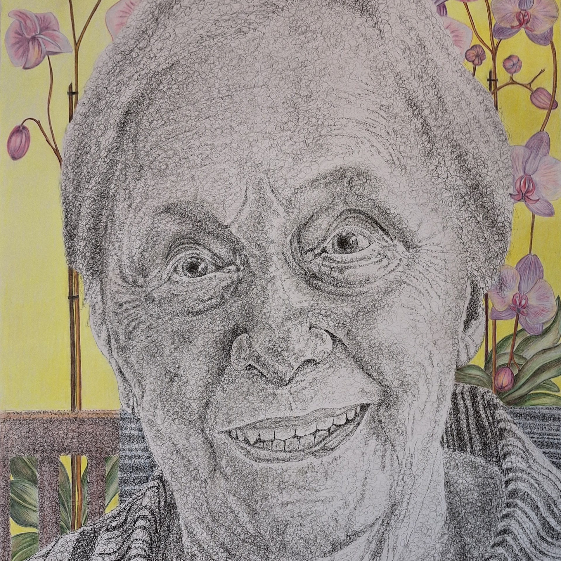 What if everything was different 104x72cm, ink and coloured pencils on paper.