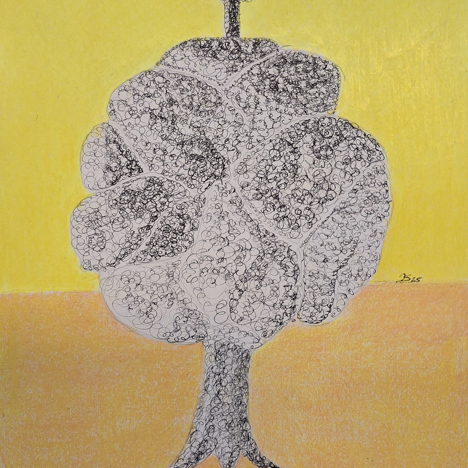 The Tree of Life, ink and colored pencils, 22x31cm