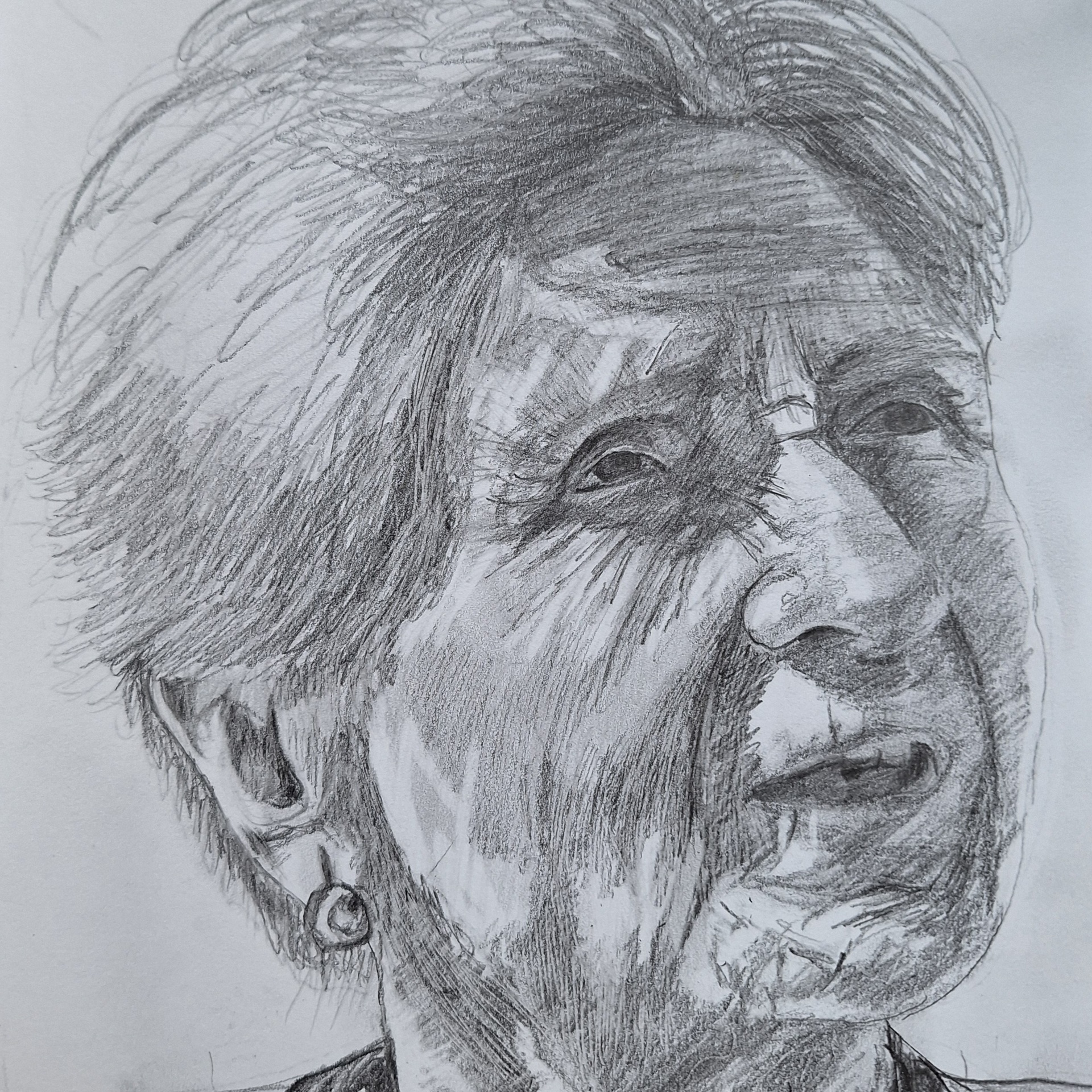 Dolores, 2023, pencil on paper 25x17cm